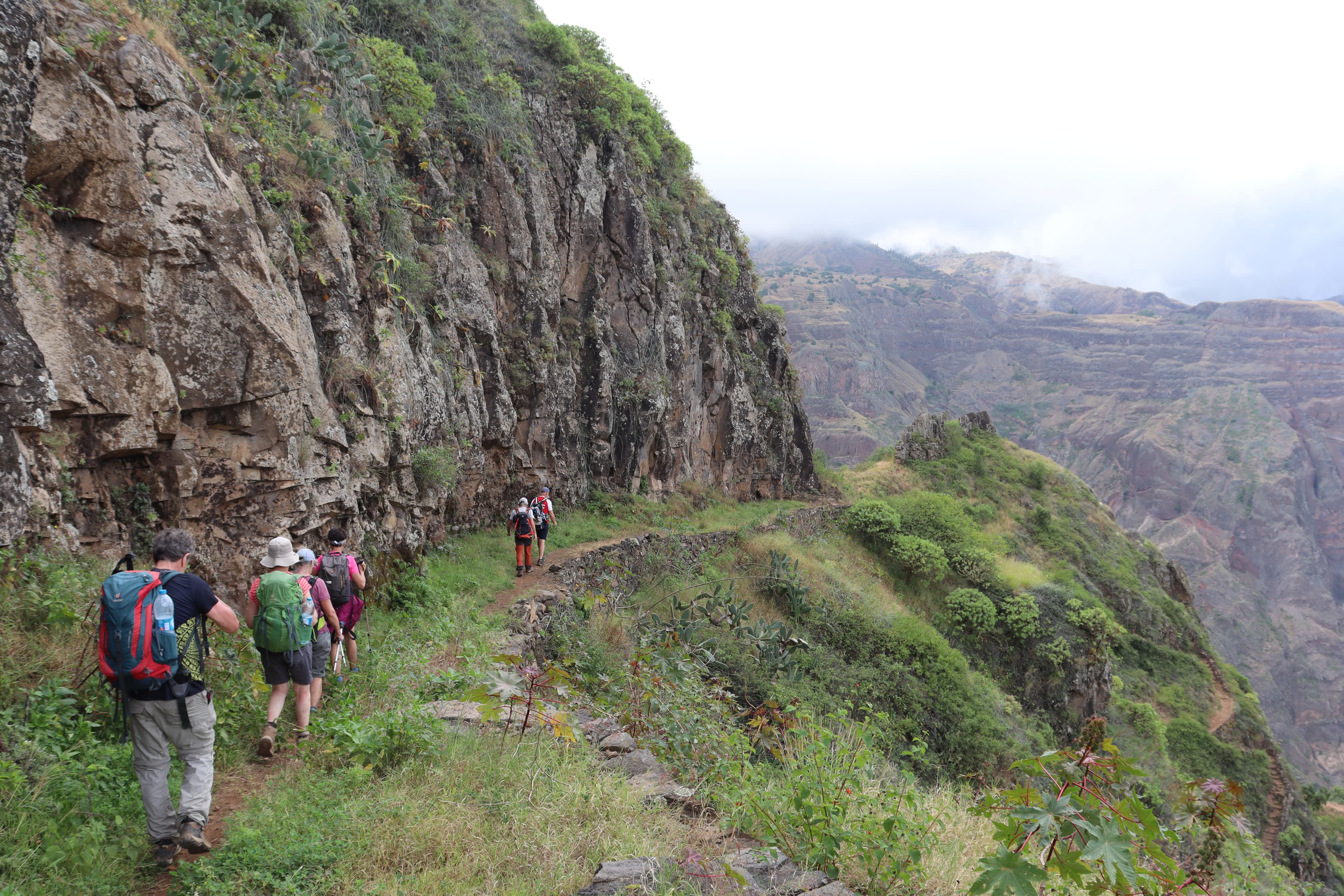 Trek dans les montagnes du Cap-Vert